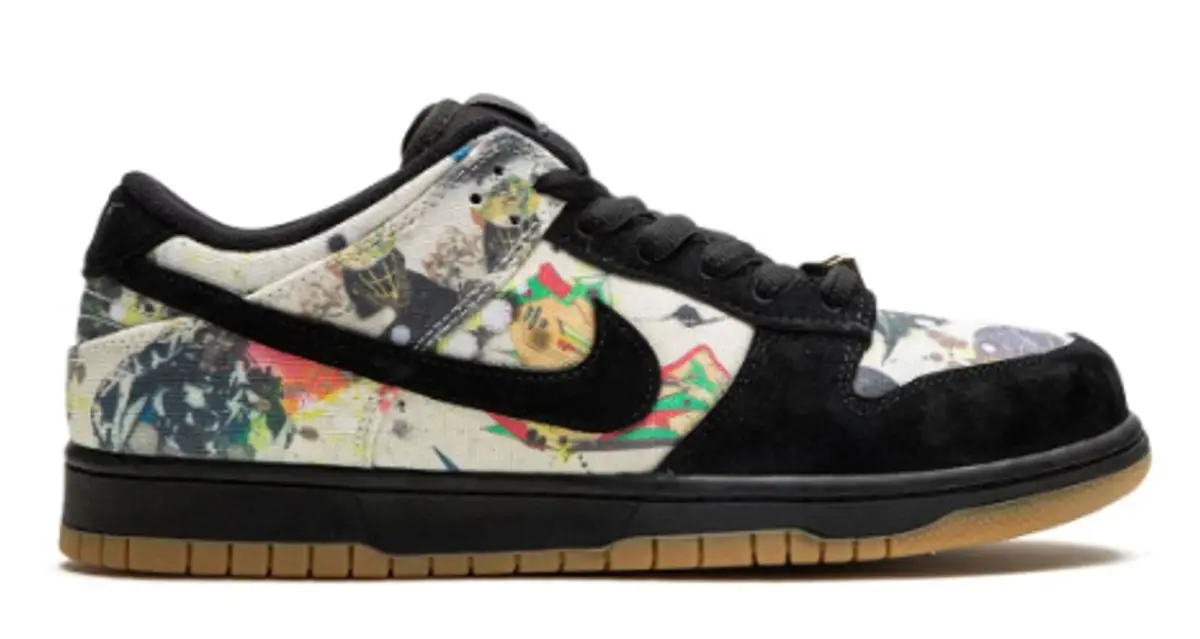 Supreme Rammellzee Sb Dunk Low Sneakers $525