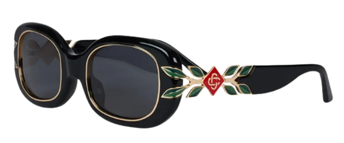 Casablanca Branch Logo Square Acetate And Nylon Sunglasses $490