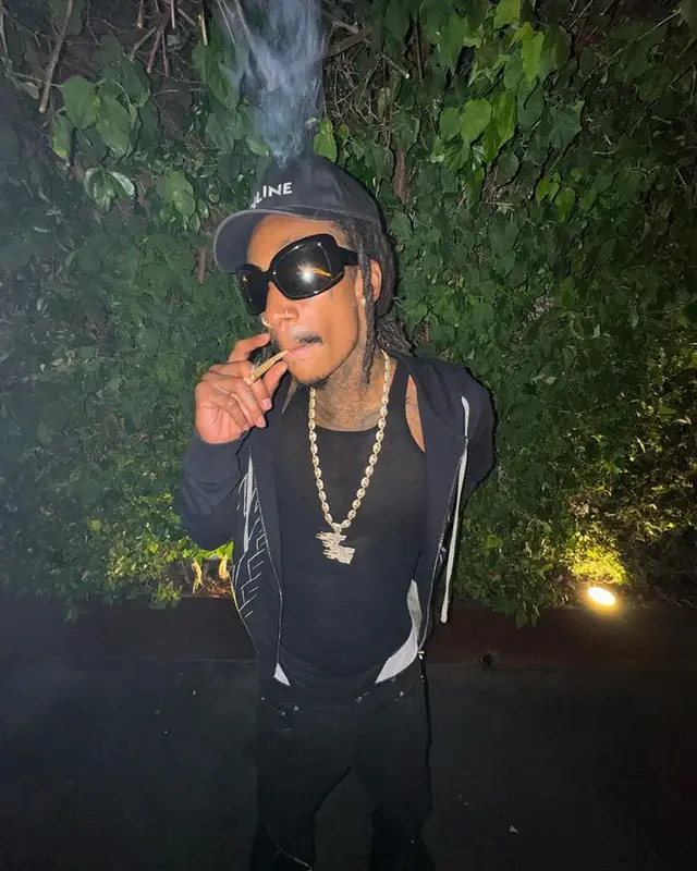 Wiz Khalifa outfit in Rick Owens and Celine, 2023