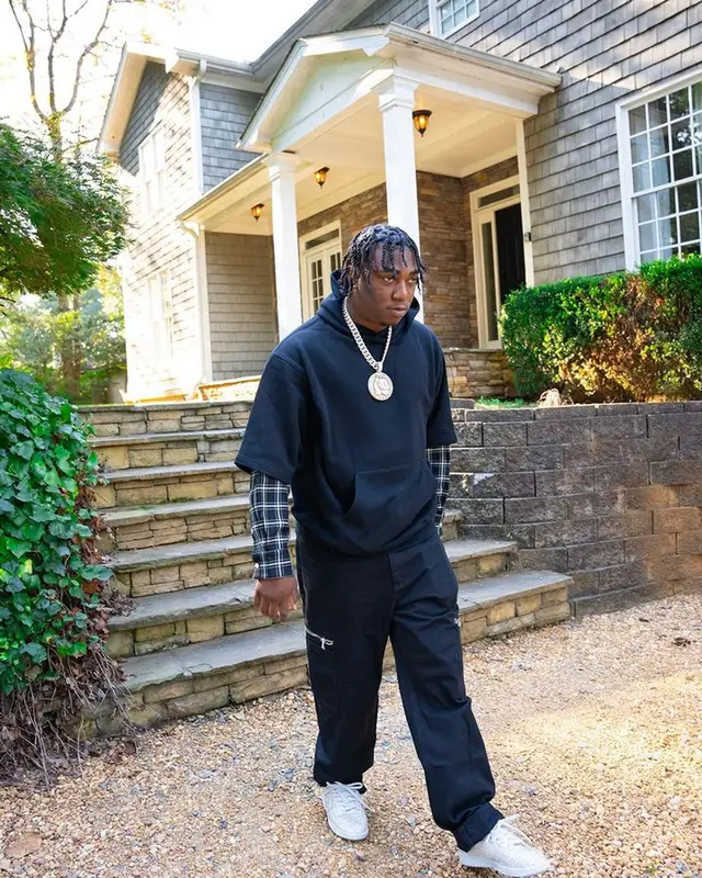 Fredo Bang outfit in Marni, Givenchy, and Nike, 2023