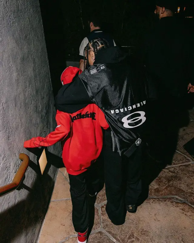 Tyga outfit in Balenciaga, Jordan, and Givenchy, 2023