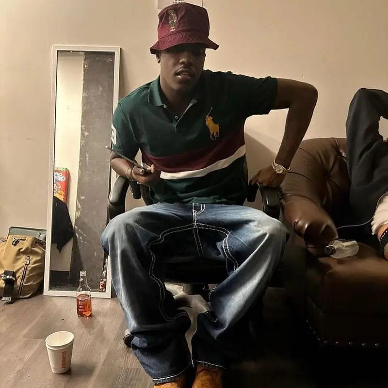 Lil Yachty outfit in True Religion, Timberland, and Polo Ralph Lauren, 2023