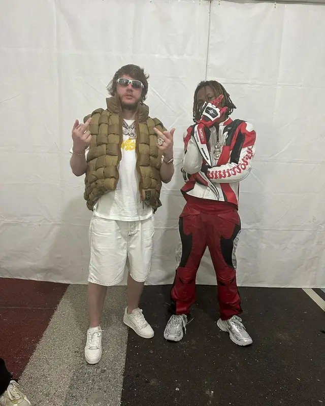 Rich The Kid outfit in Kusikohc and Balenciaga, 2023