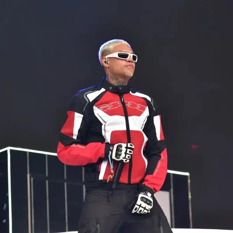 MC Cabelinho outfit in Spidi and Prada, 2023