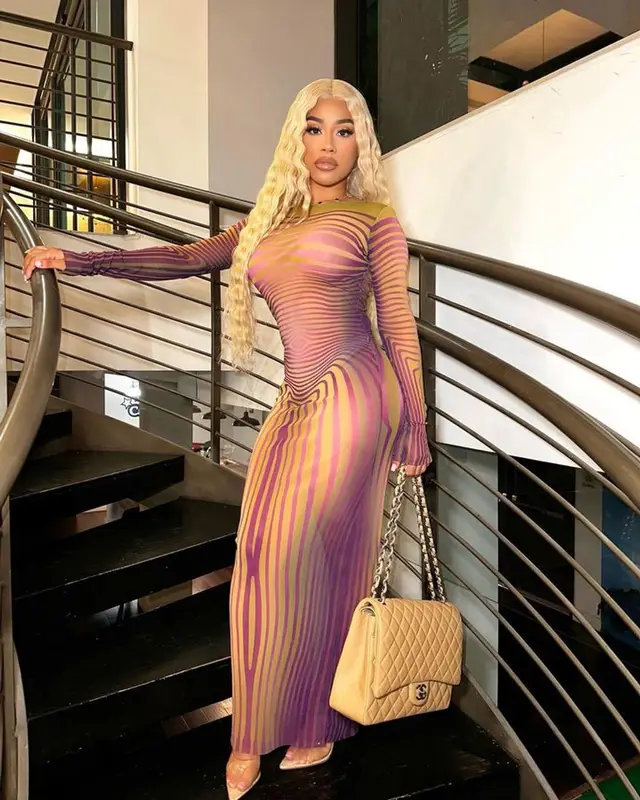 Hennessy Carolina outfit in Chanel, Jean Paul Gaultier, and Gianvito Rossi, 2023