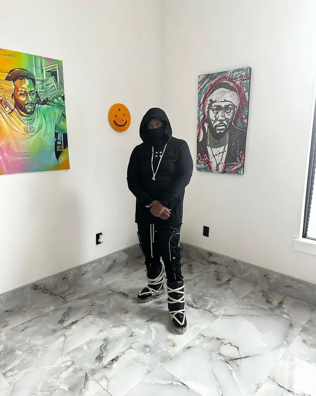 Peezy outfit in Rick Owens, 2023