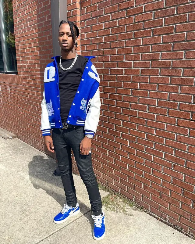 Yung Mal outfit in Filthy Wealth, Bape, and Gucci, 2023