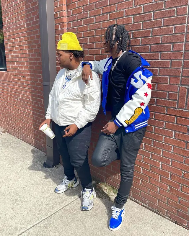 Yung Mal outfit in Filthy Wealth, Bape, and Gucci, 2023