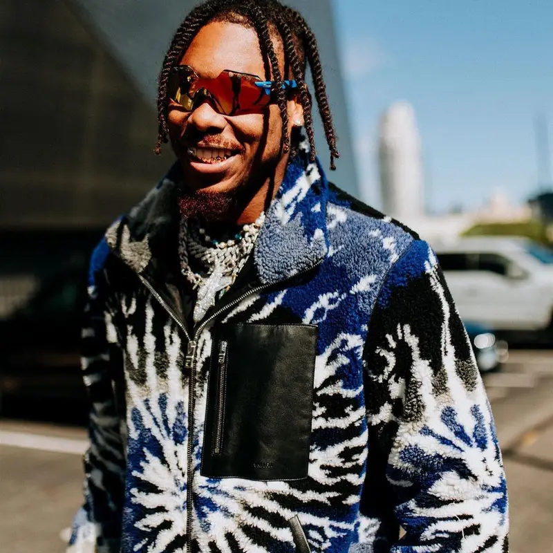 Justin Jefferson outfit in Amiri, Who Decides War, and Gucci, 2023