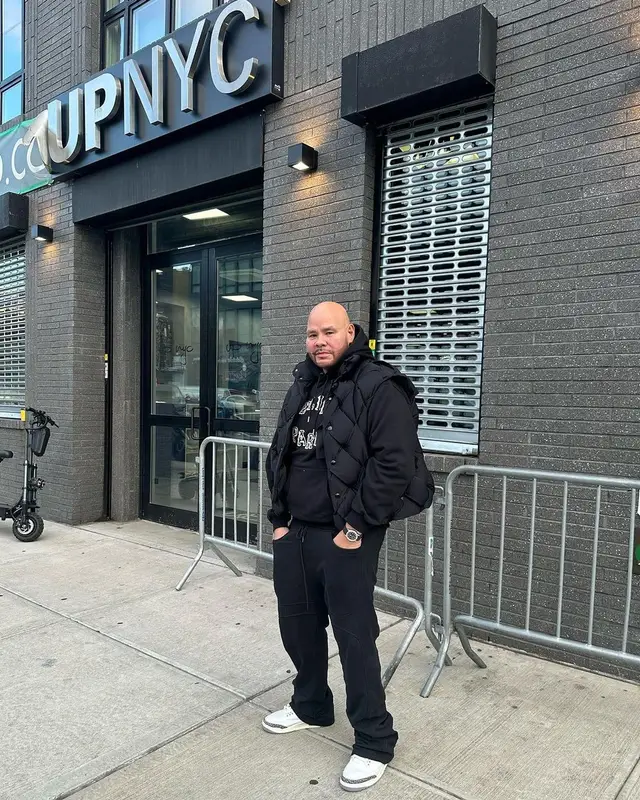 Fat Joe outfit in Bottega Veneta, Celine, and Who Decides War, 2023