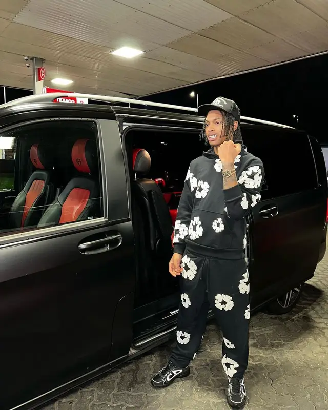 Nemzzz outfit in Denim Tears, Dior, and Chrome Hearts, 2023
