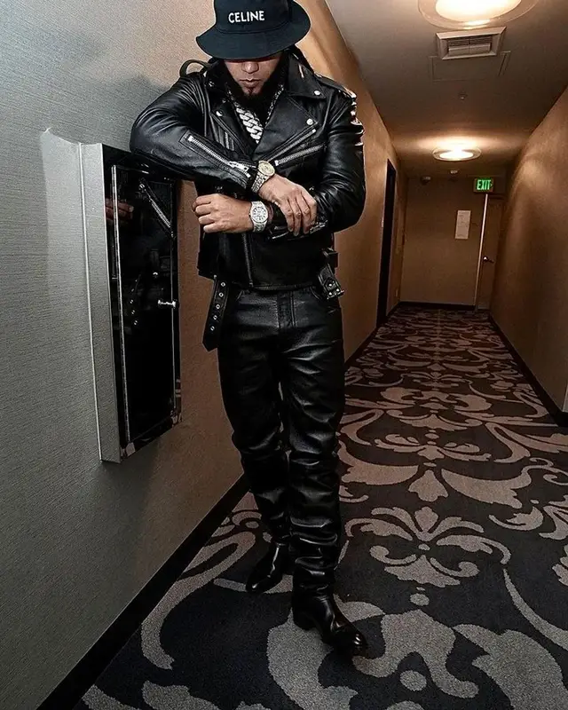 El Alfa El Jefe outfit in Celine, 2023