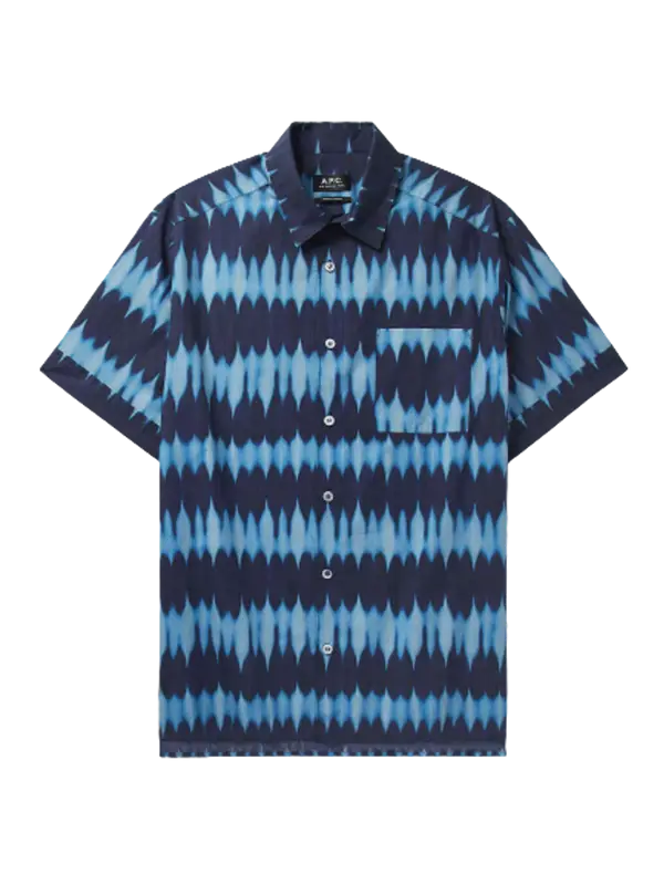 A.P.C. Ross Shirt In Blue $137