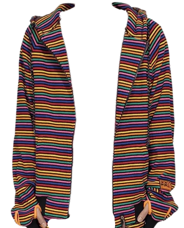 99%IS Ribbed " Fine! Apple " Mohican Hoodie $595