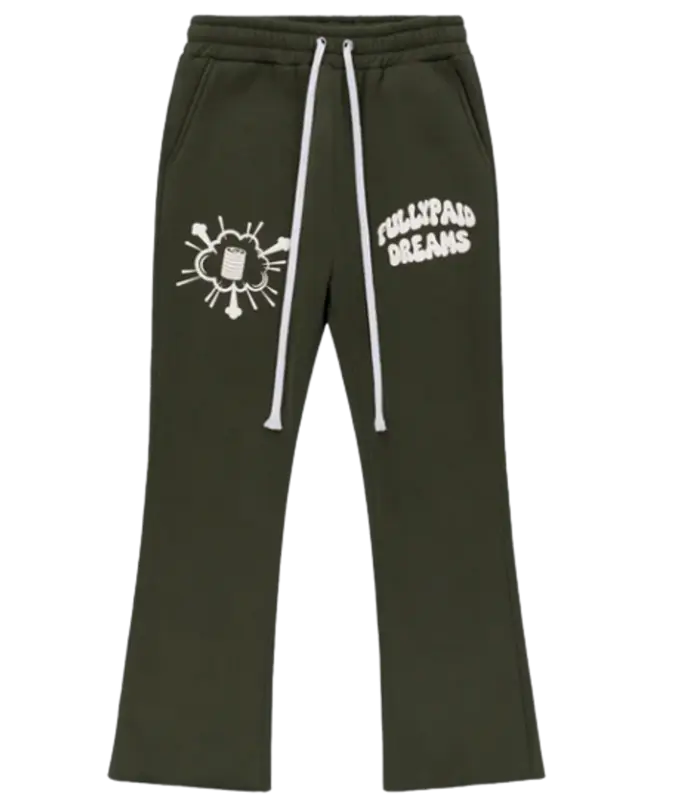 Fullypaid Dreams Khaki Jogger Pants $75
