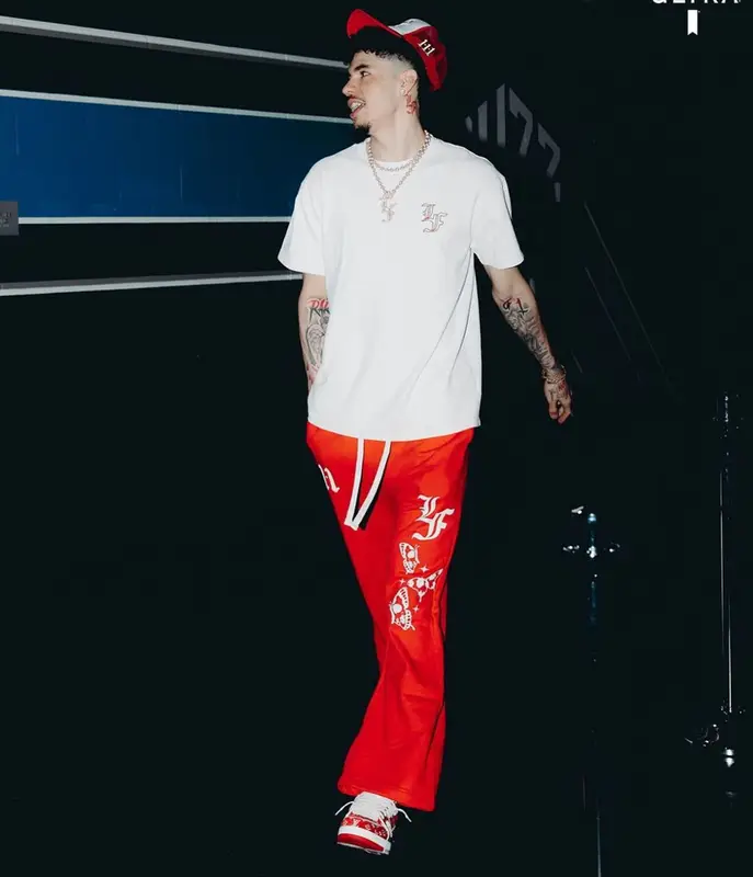 LaMelo Ball outfit in LaFrance and Louis Vuitton, 2023