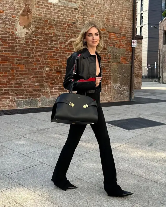Chiara Ferragni outfit in Ferragamo, 2023