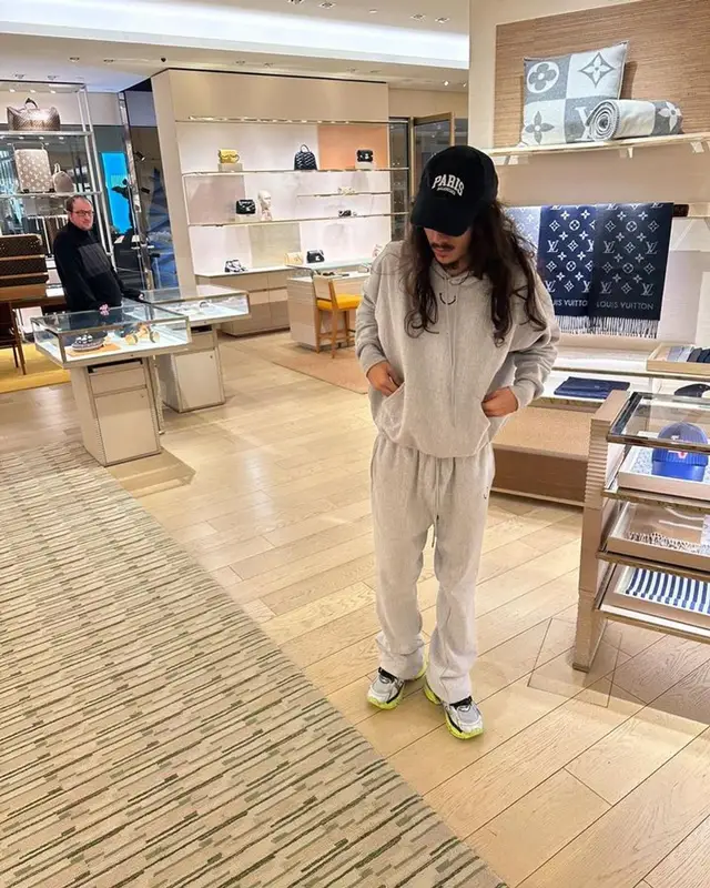 BabyTron outfit in Readymade and Balenciaga, 2023