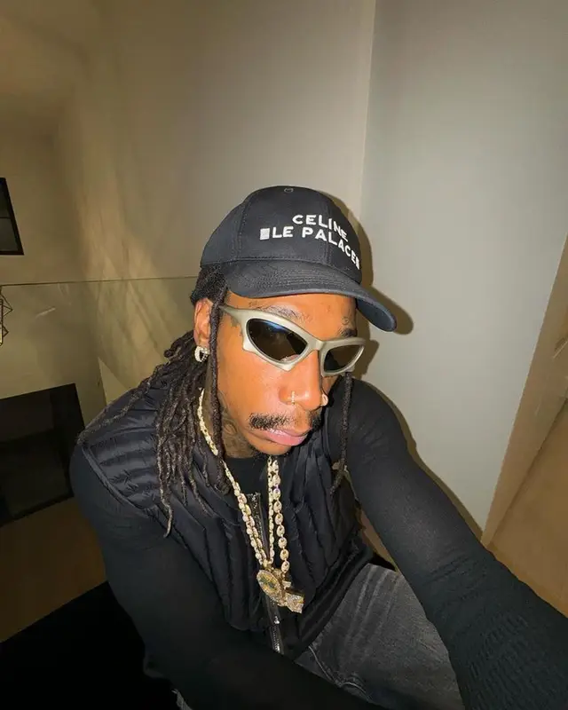 Wiz Khalifa outfit in Rick Owens, Balenciaga, and Celine, 2023