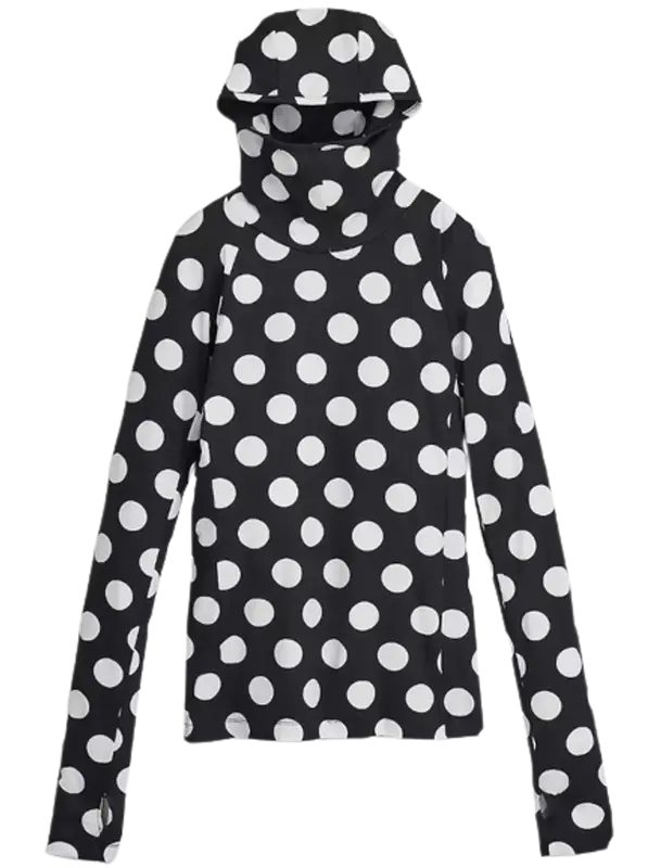 Marc Jacobs The Spots Hooded Long Sleeve T-Shirt $250