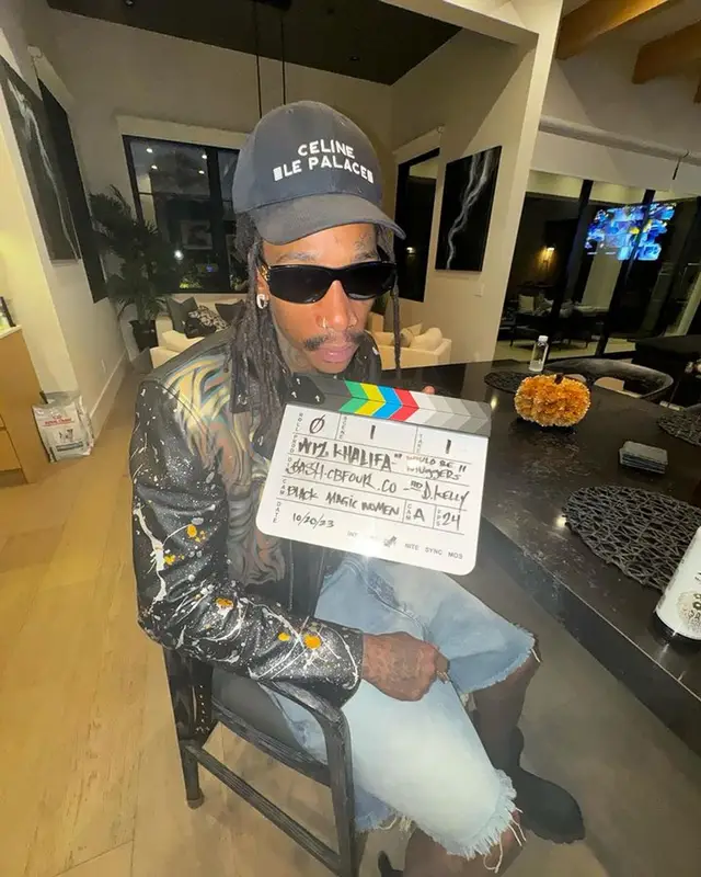 Wiz Khalifa outfit in Rick Owens and Celine, 2023