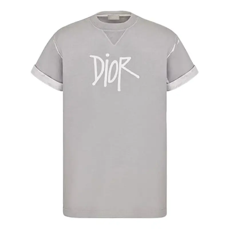 Dior Logo Print Oversized Short Sleeve T-Shirt $1353