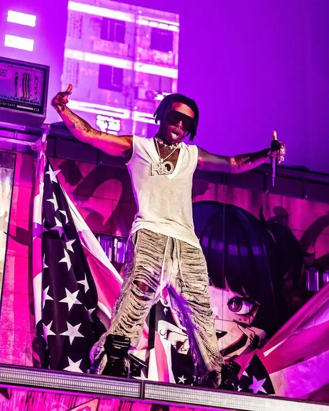 Lil Uzi Vert outfit in Rick Owens, 2023