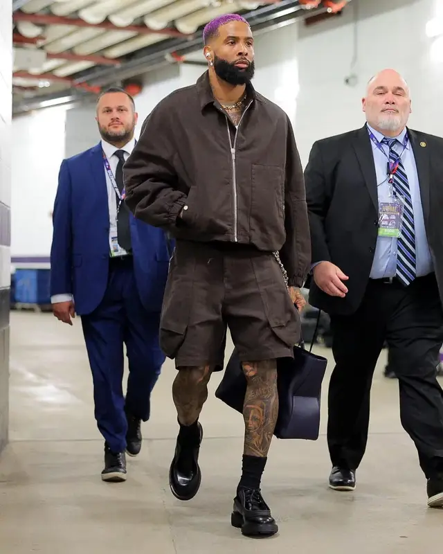 Odell Beckham Jr outfit in Jacquemus and Prada, 2023