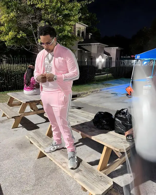 Finesse2tymes outfit in Palm Angels and Dior, 2023
