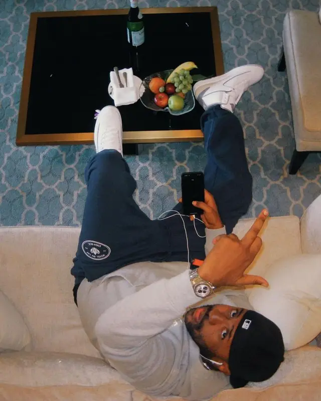 Mike Will Made-It outfit in Sporty And Rich, Nike, and New Era, 2023
