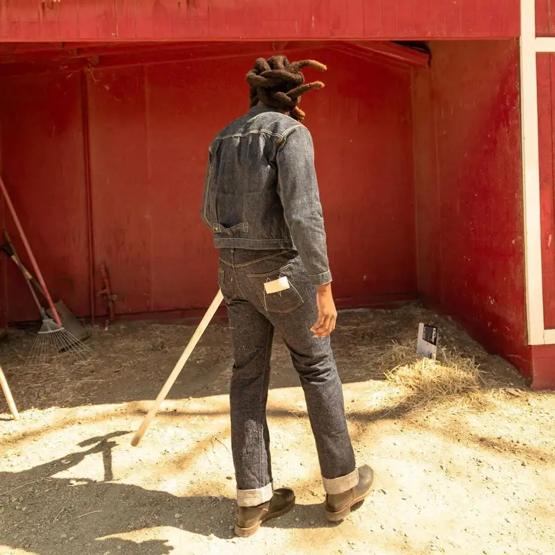 Shaboozey outfit in Buzz Ricksons, Mister Freedom, and RRL, 2023