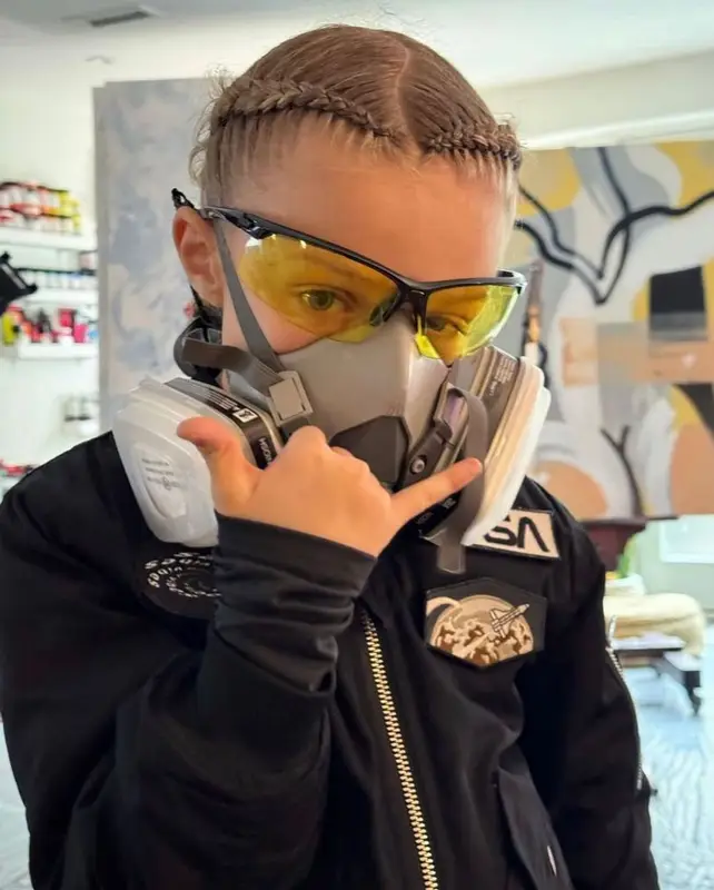 Adonis Graham outfit in Under Armour, Nike, and The North Face, 2023