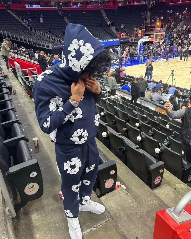 Jay Cinco outfit in Denim Tears, Nike, and Goyard, 2023