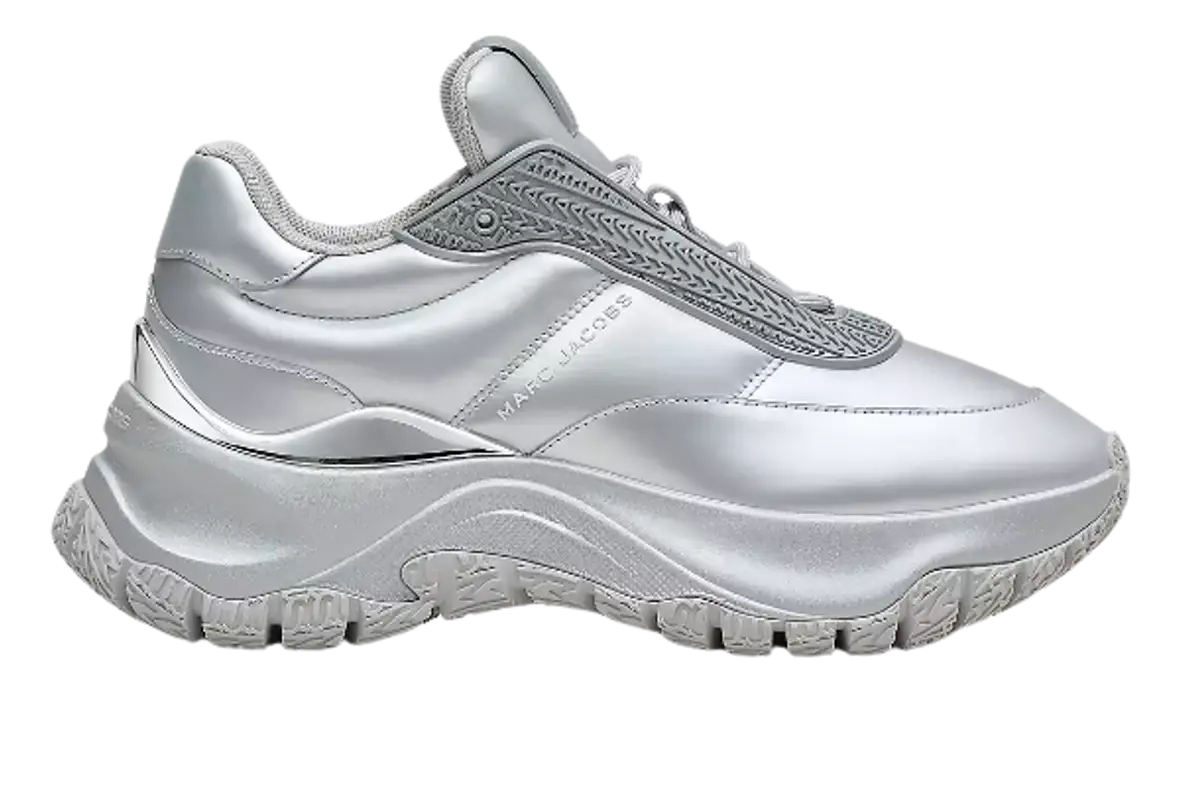 Marc Jacobs Metallic Lazy Runner Sneakers $295