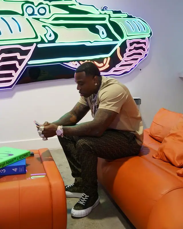 BandMan Kevo outfit in Fendi, 2023