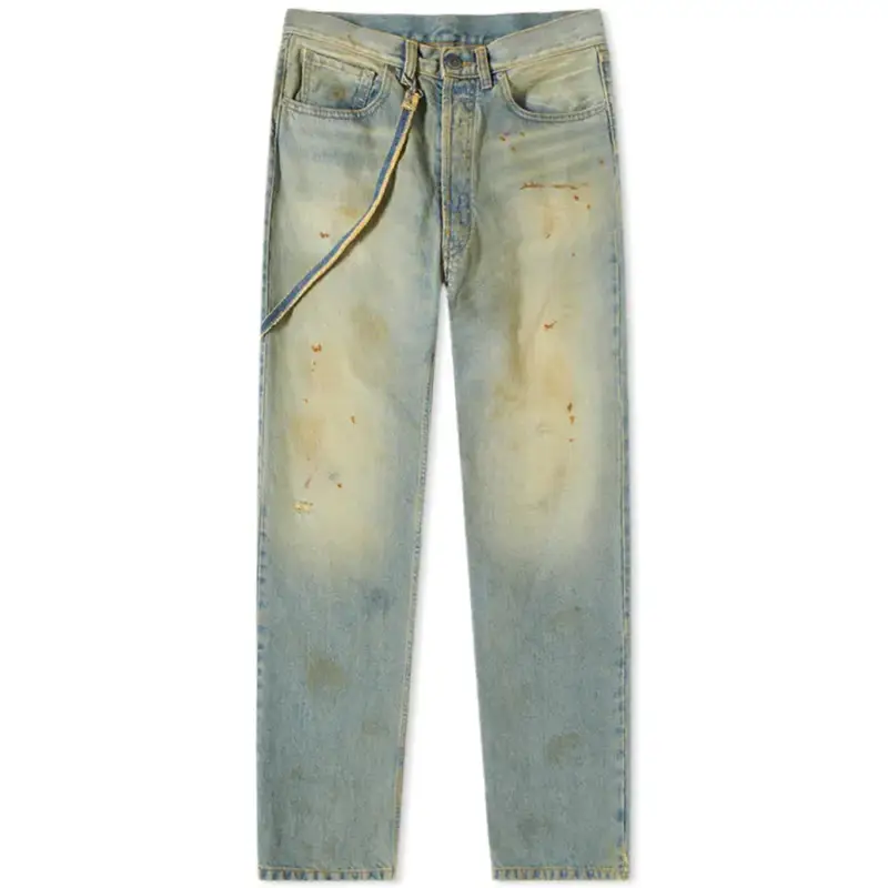 Maison Margiela Dirty Wash Distressed Pocket Jeans $815