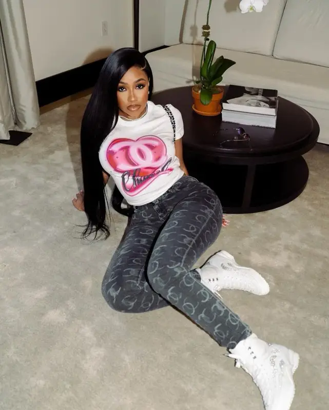 Yung Miami outfit in Chanel, 2023