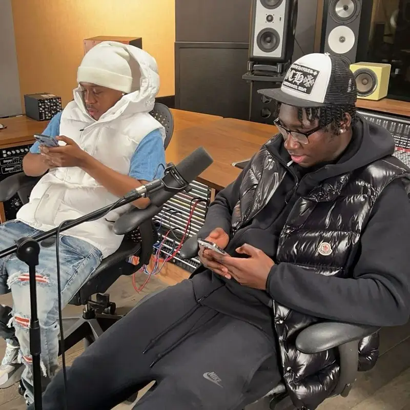 J1mulla outfit in Moncler, Nike, and Ray-Ban, 2023