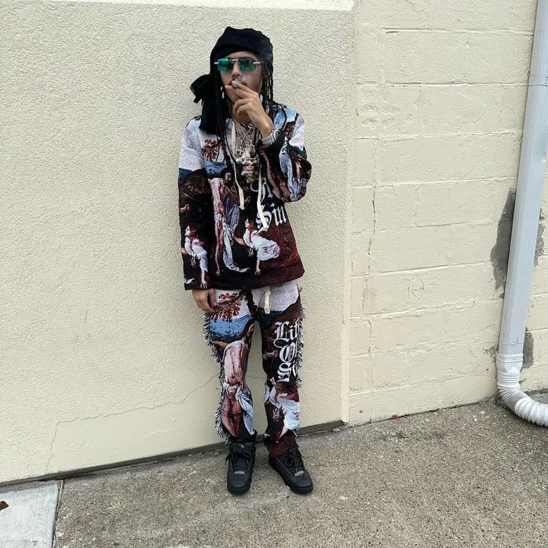 BabyTron outfit in Life Of Sin, Louis Vuitton, and Cartier, 2023
