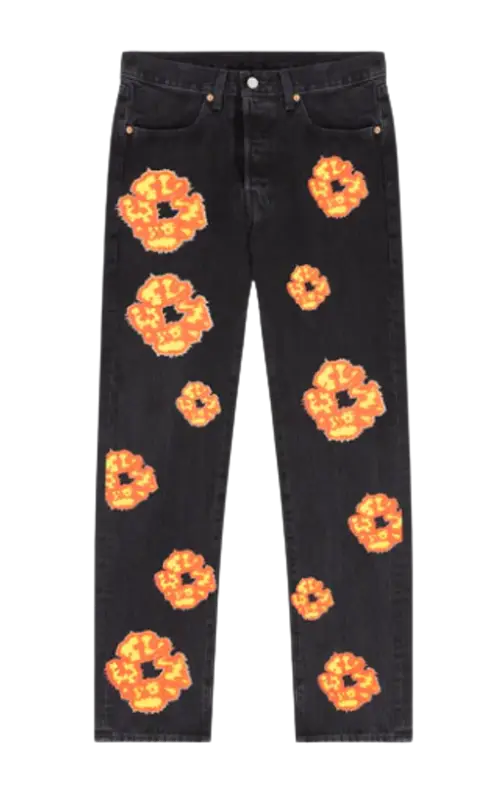 Denim Tears Black Logo Jeans $400