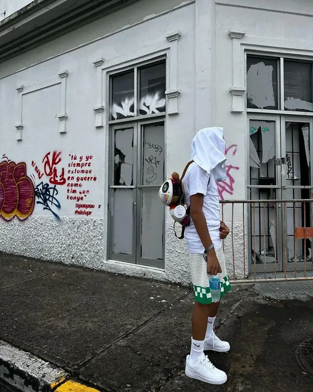 Stunna Gambino outfit in Casablanca and Nike, 2023