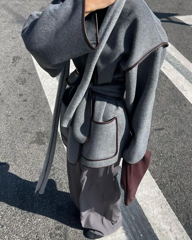 Elsa Hosk outfit in Helsa Studio, The Row, and Saint Laurent, 2023