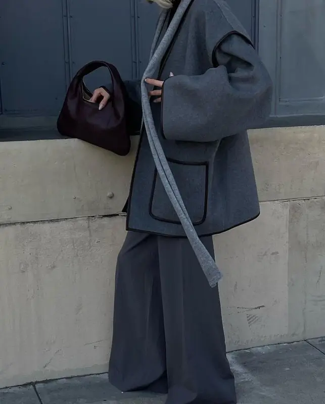 Elsa Hosk outfit in Helsa Studio, The Row, and Saint Laurent, 2023