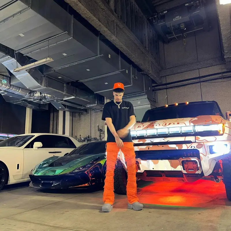 LaMelo Ball outfit in LaFrance, Valabasas, and Louis Vuitton, 2023