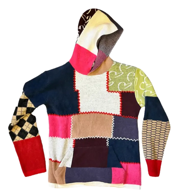 Live2Love Mohair Multicolor Hoodie $80
