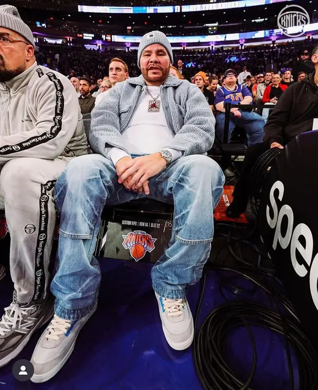 Fat Joe outfit in Amiri, Carhartt, and Sacai, 2023