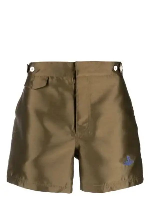 Vivienne Westwood Orb-embroidered Bermuda Shorts $303