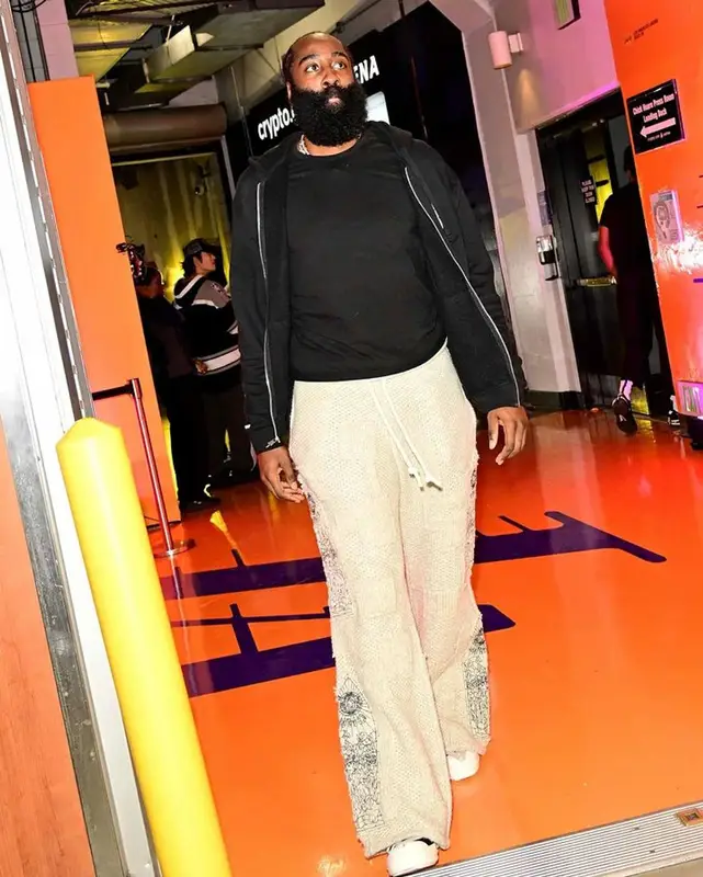 James Harden outfit in Chrome Hearts, Who Decides War, and Dover Street Market, 2023