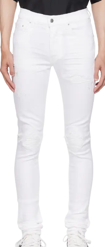 Amiri White Mx1 Jeans | WHAT'S ON THE STAR?