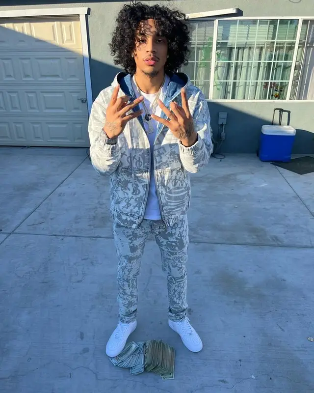 Jay Cinco outfit in Ksubi and Nike, 2023